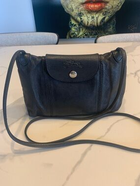 Longchamp Le Pliage Cuir XS Crossbody authentic